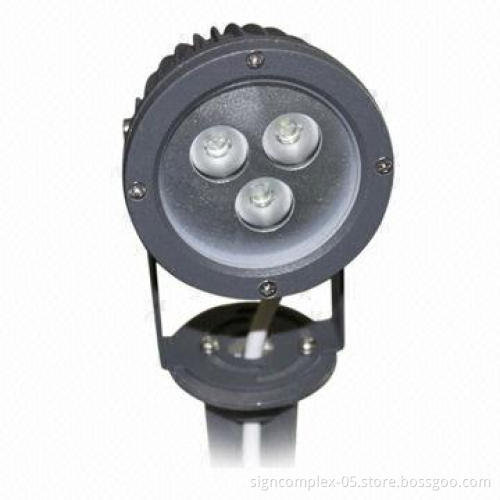 6W Waterproof LED Garden Lamp with High-quality Power LED Light Source and Constant Current Driver